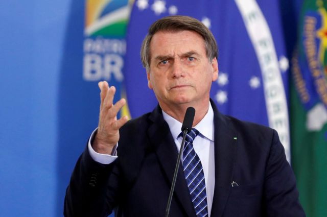 Bolsonaro criticó el uso de máscaras contra el Covid