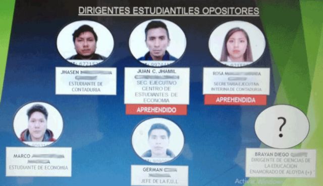 Bando opositor de estudiantes
