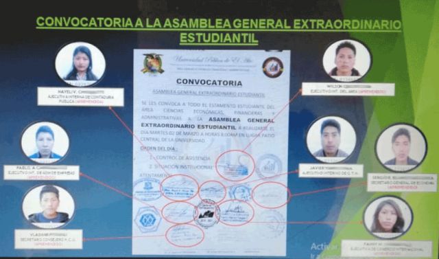 Policía revela trama que derivó en  tragedia de la UPEA