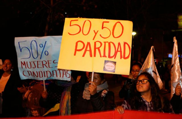 Tarija, entre las regiones donde partidos no cumplen la paridad