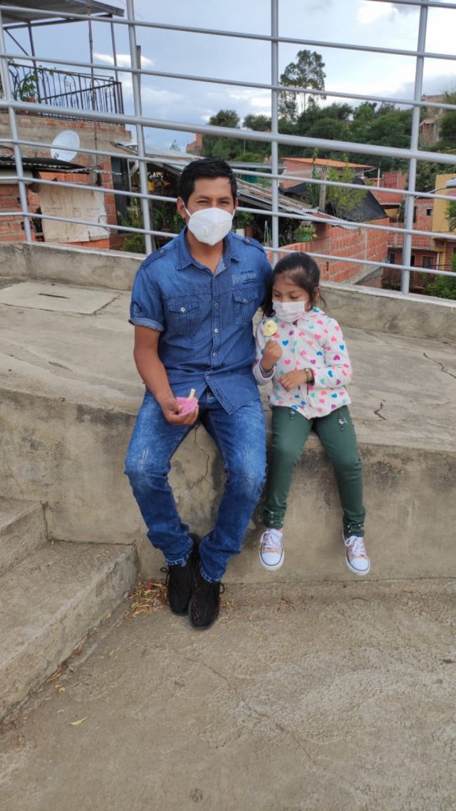 Miguel Durán Ramos y su hija Amaya Guadalupe Durán