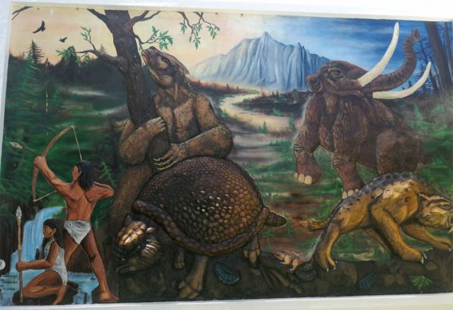 Mural en la casa del Dr. Hugo Galarza 