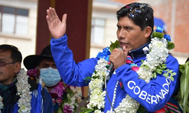Franklin Flores gana en primera vuelta la Gobernación de La Paz, pero habría balotaje
