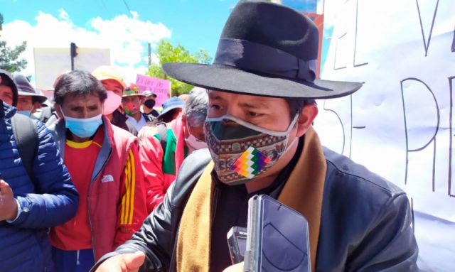 Agrupación Jallalla hace vigilia en el cómputo