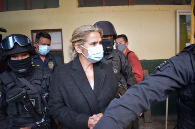 Áñez  ya se encuentra recluida en la cárcel de Obrajes y  sus dos exministros en San Pedro