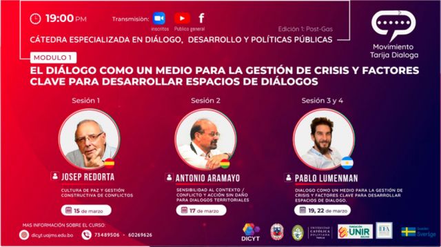 Arranca cátedra en diálogo que tendrá 12 conferencias