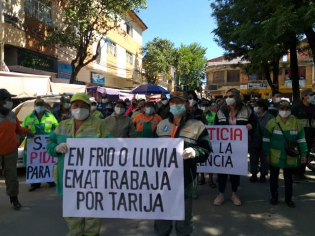 190 trabajadores de EMAT accederán a la vacuna anticovid en Tarija