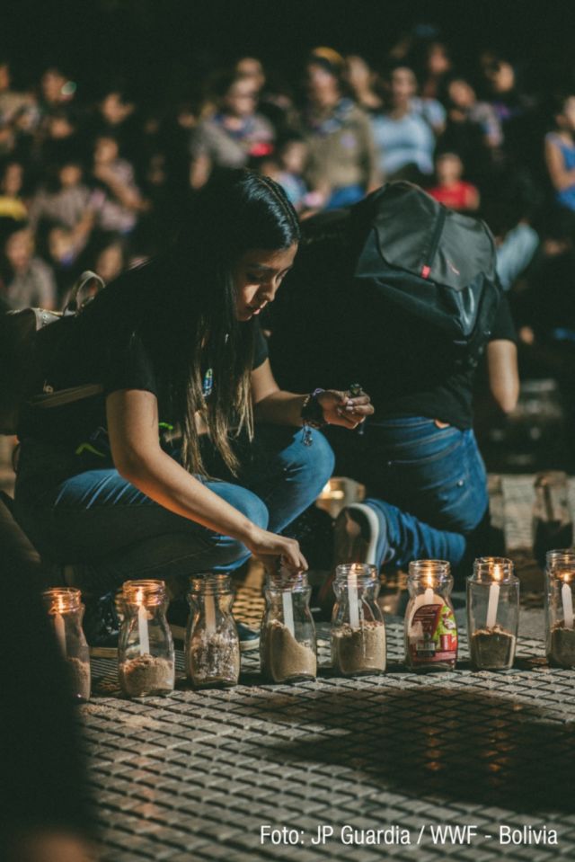 Conmemoración de la Hora del Planeta en Bolivia