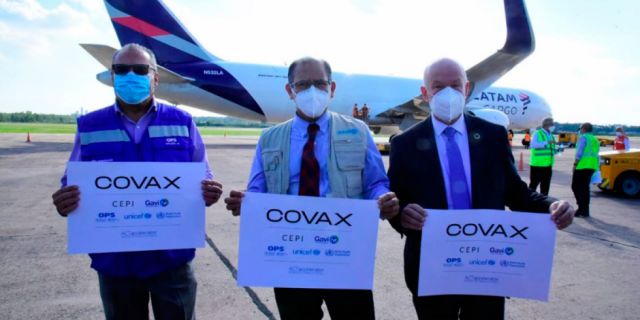 Paraguay recibe vacunas de Covax