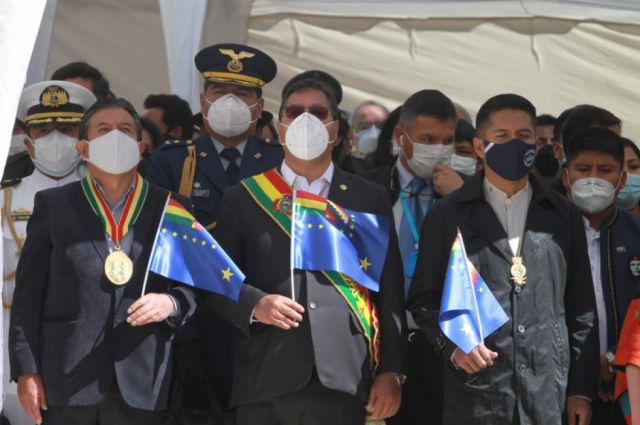 Arce fija nueve puntos para política marítima de Bolivia 