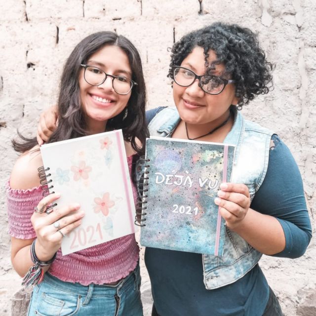 Marcela y Andrea Palacios, cuadernos artesanales personalizados
