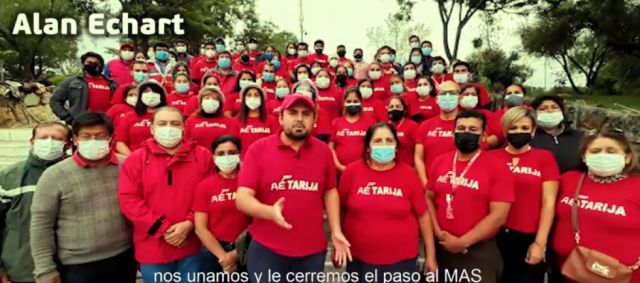 Alan Echart brinda apoyo a Oscar Montes para segunda vuelta en Tarija