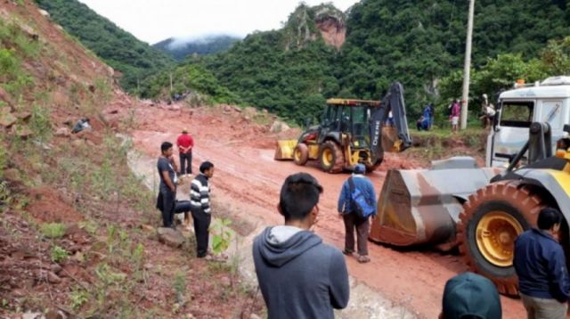 Transporte reporta nuevos derrumbes en la Variante de Tarija