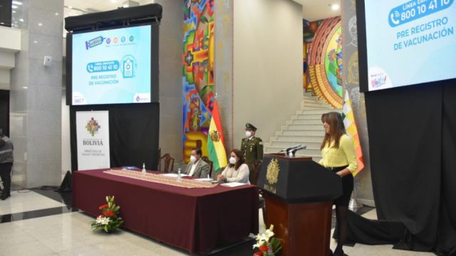 Gobierno presenta el registro de vacunación contra el Covid-19