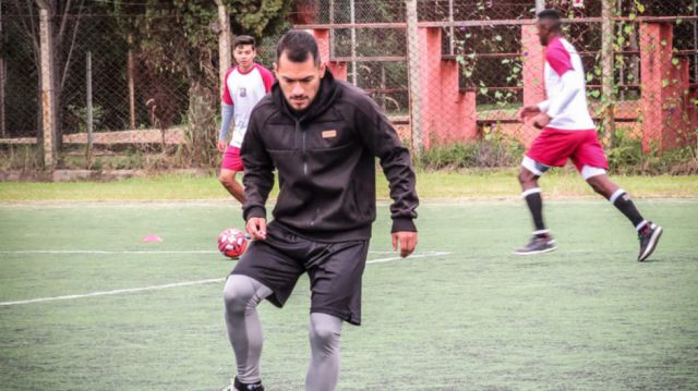Ramón Melgar se sumó al entrenamiento de Ciclón
