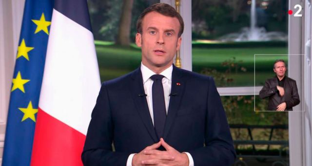 Macron ordena el cierre de Covid en toda Francia