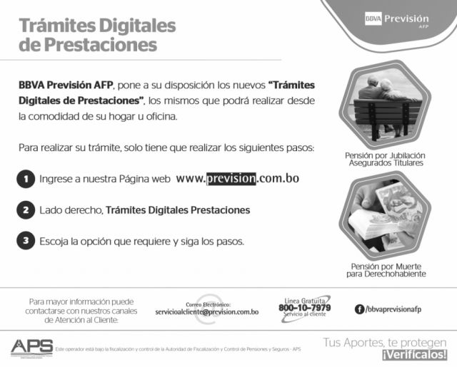 BBVA pone a disposición de los usuarios Trámites Digitales de Prestaciones