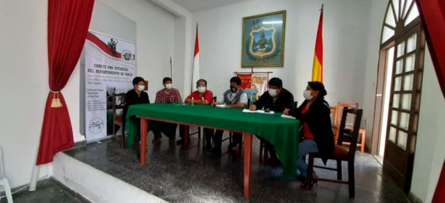 Por cierre de fronteras, cívicos del sur convocan al Gobierno