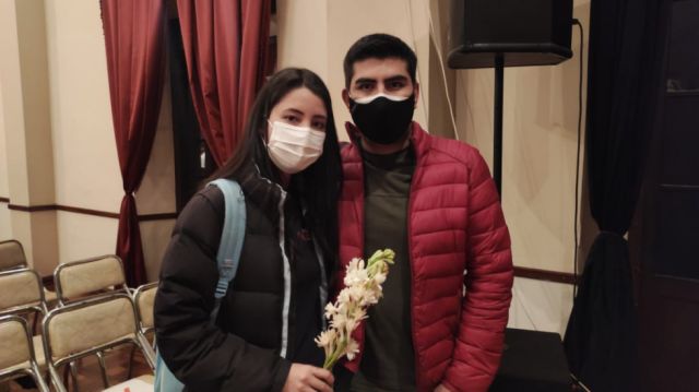 Alejandra Sánchez y Marcelo Almazán.