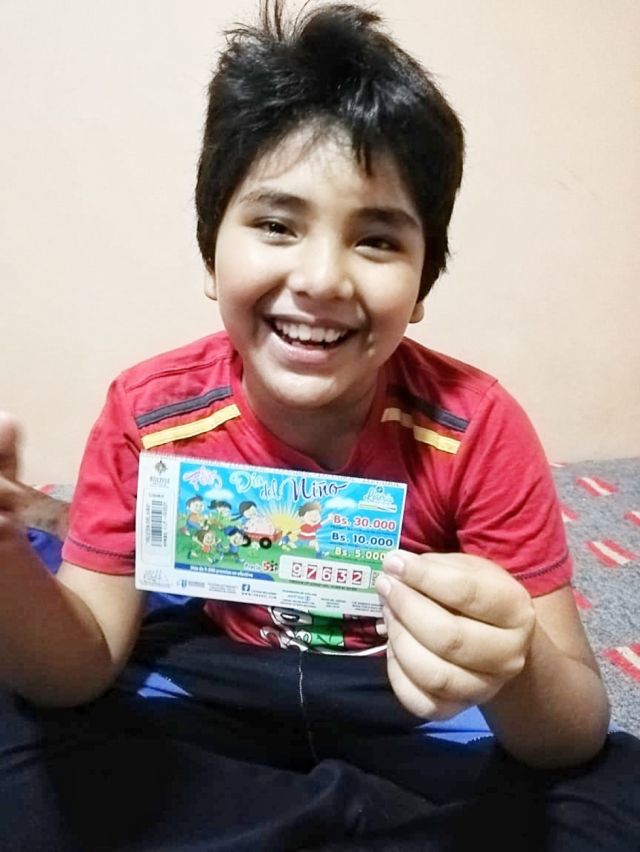 Lotería Nacional: niños de Caraparí ganan Bs 30 mil