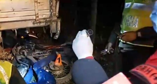 Conductor de motocicleta falleció en la comunidad de San Mateo