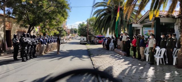 Felcc celebra su XV aniversario en Tarija, con reconocimiento al personal y autoridades públicas