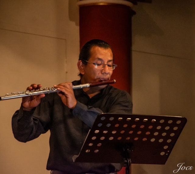Hoy habrá concierto  de piano  y flauta 