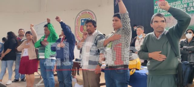 Aldo Velásquez es el nuevo ejecutivo de la Federación de Campesinos de Tarija
