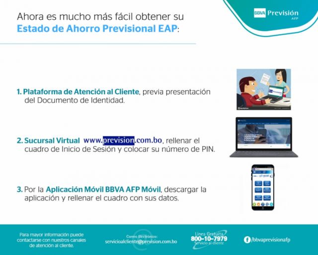 Ahora es más fácil obtener tu Estado de Ahorro Previsional en BBVA