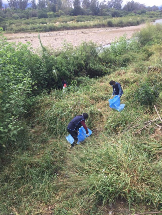Barbijos, plásticos y llantas, la basura que más se sacó del Guadalquivir 