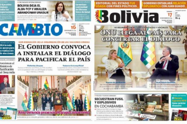 “Ahora el Pueblo” es el nuevo nombre del periódico estatal de Bolivia