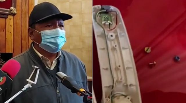 Alcalde de Potosí denuncia que se encontró micrófonos ocultos en su oficina