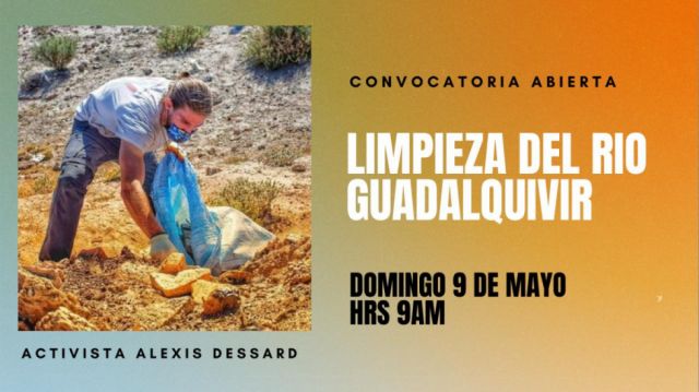 Alexis Dessard llega a Tarija para la limpieza del Guadalquivir 
