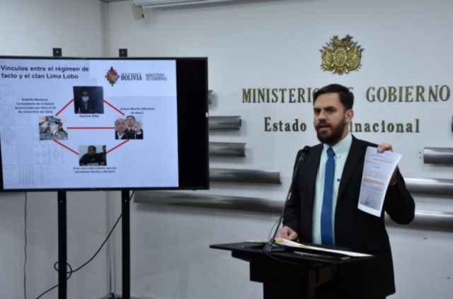 Gobierno presenta denuncia penal contra Murillo por presunta complicidad con el narcotráfico