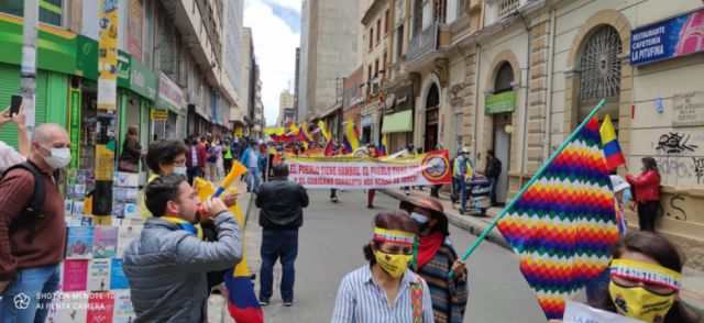 Protestas por el paro nacional en Colombia se desarrollan en todo el país