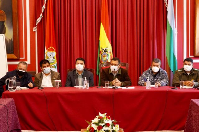 Montes pide a municipios reactivar los COEM para reforzar tareas en la lucha contra la pandemia en Tarija