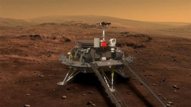 China logra posar sonda espacial en Marte
