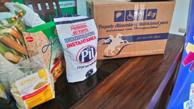 Sector con discapacidad pide a la Gobernación no suspender paquete alimentario en Tarija 