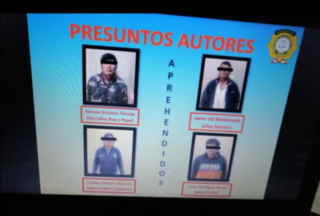 Por supuesto asesinato, encarcelan a cuatro sujetos en Tarija