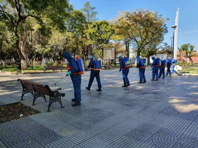 Fumigación de la  ciudad movilizó a  250 funcionarios 