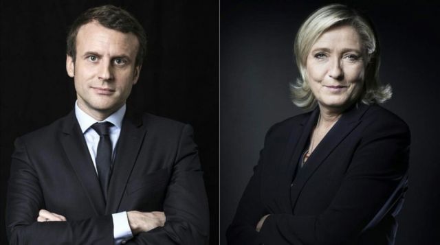Macron y Le Pen, claros favoritos para elecciones