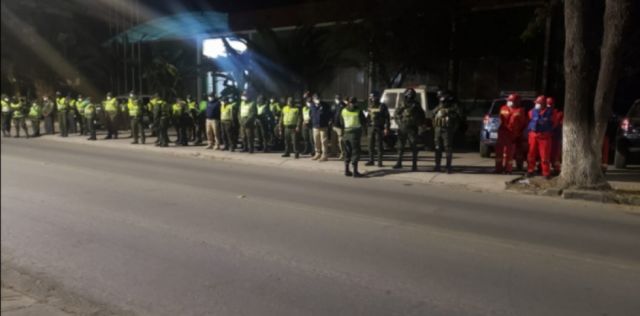 Policía y FF. AA. se ponen a disposición del COEM Tarija