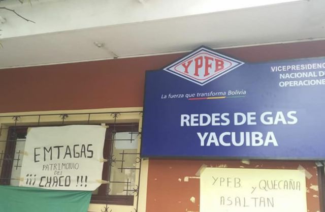 La Gobernación entrega Emtagas en el Chaco y se repliega a Cercado