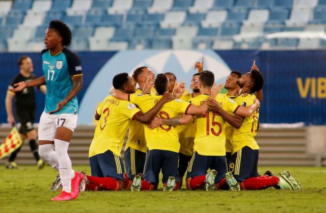 Con golazo de Edwin Cardona, Colombia superó 1-0 a Ecuador