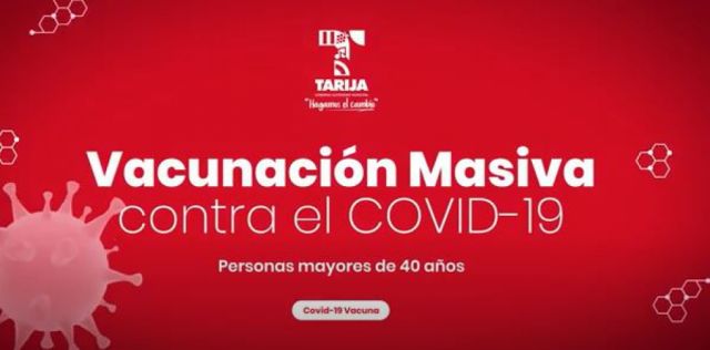 Alcaldía de Tarija promociona vacunación masiva en personas de 40 años