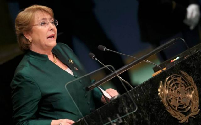 Bachelet condena violencia en protestas de Colombia