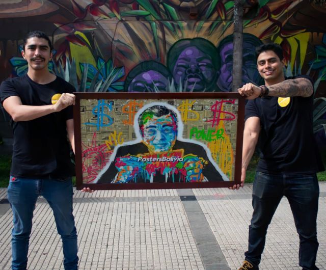Andrés Miranda y Alejandro Ríos, los jóvenes que logran creaciones únicas en pósters