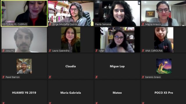 Todos participaron desde sus casas.