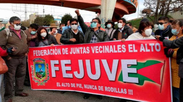 El Alto: dan 48 horas a Evo para disculparse