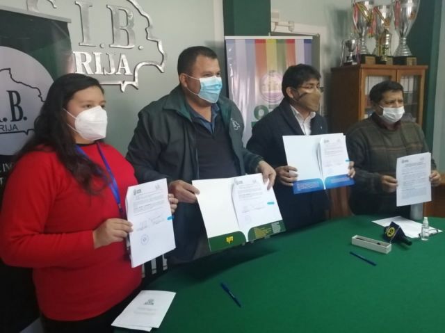 SIB firma convenio con OTN en Tarija 
